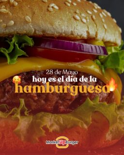 Feliz día hamburguesa, gracias por hacernos tan felices. 😍🥹